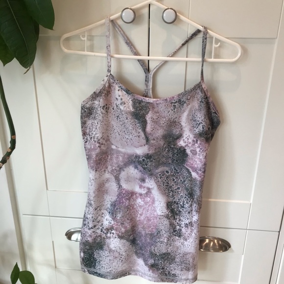 lululemon athletica Tops - LULULEMON T back splatter top